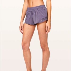RARE PURPLE LULULEMON HOTTY HOT SHORTS